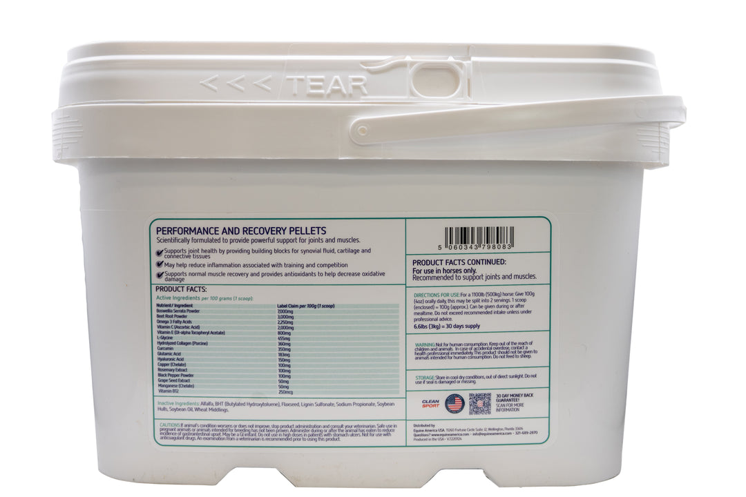 Performance & Recovery Pellets