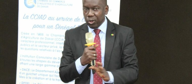 Le secrétaire général de la Chambre de commerce, d’industrie et d’agriculture de Dakar (CCIAD), Dr Mbaye Chimère Ndiaye.