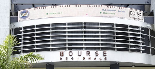 Le siège de la Bourse régionale des valeurs mobilières (Brvm).