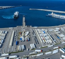 tanger med, maroc : le terminal pour camions et passagers en voie d'agrandissement